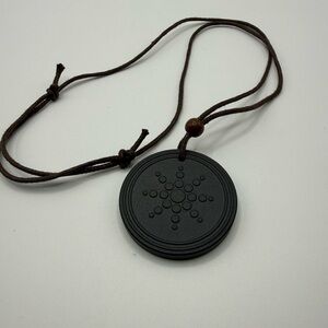 🛍️ Black Quantum Scalar Energy Pendant Volcanic Mineral Necklace